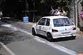 Peugeot 106 di Aiello Goivanni a fine prima manche con il tempo di 3:35.146